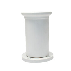 Sym Plastic Leg 10Cm Jumbo White Round Table - 1