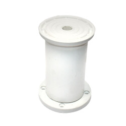 Sym Plastic Leg 10Cm Jumbo White Round Table - 2