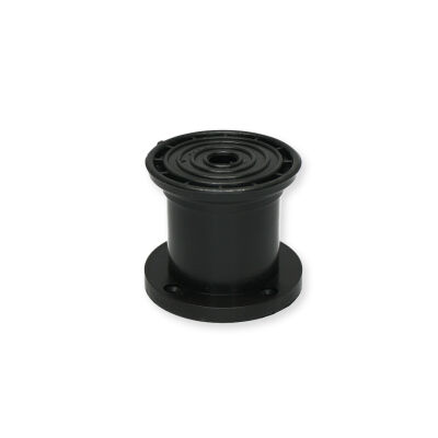 Sym Plastic Leg 6Cm Black with Square Base - 1