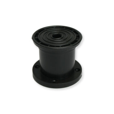 Sym Plastic Leg 6Cm Black with Square Base - 2