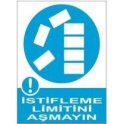 SYM Uyarı Levhası İstifleme Limitini Aşmayın - 1