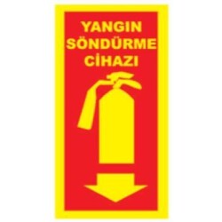 SYM Uyarı Levhası Yangın Söndürme Cihazı - 1