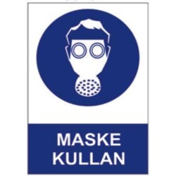 SYM Uyarı Levhası Maske Kullan - 1