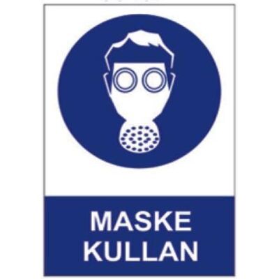 SYM Uyarı Levhası Maske Kullan - 1