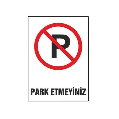 Sym Warning Sign Stw046 Do Not Park - 1