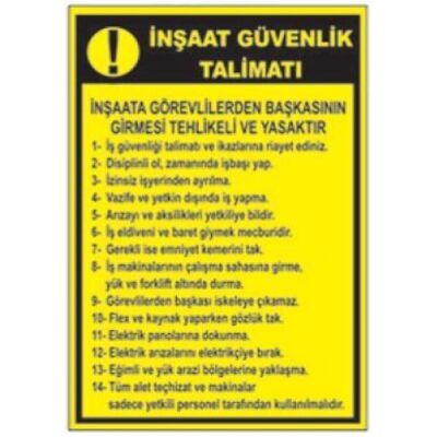 Sym Warning Sign Stw055 Construction Safety Warning Sign - 1