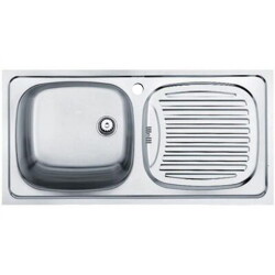 Teka EBM 45 RHD Stainless Microketen Steel Kitchen Sink Right - 1