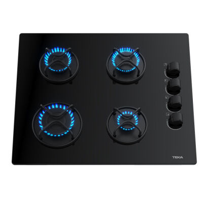 TEKA GBE 64002 KB 60cm Black Glass Gas Hob - 3