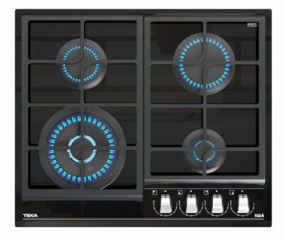 Teka GZC 64320 XBN ExactFlame 60cm Gas Cooker Black - 1