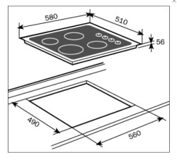 Teka HL LUX 60 4G AI AL CI Kristal Cam Ocak Beyaz - 2