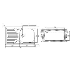 Teka Infant 45 Microketen Steel Kitchen Sink Right - 3