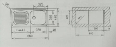 Teka Infant OD Mikroketen Çelik Eviye Sol - 4