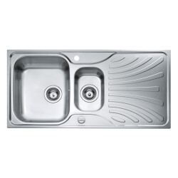 Teka Nerissa 60 B 1.5 Bowl Stainless Steel Kitchen Sink Left - 1