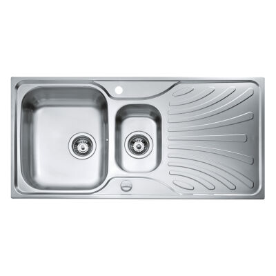 Teka Nerissa 60 B 1.5 Bowl Stainless Steel Kitchen Sink Left - 1