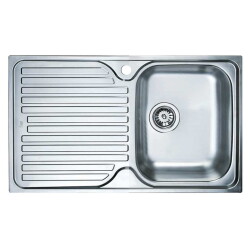 Teka Princess 50 Microketen Steel Kitchen Sink Left - 1