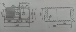 Teka Princess 60 B 1.5 Hazneli Mikroketen Çelik Eviye Sağ - 5