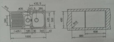 Teka Princess 60 B 1.5 Hazneli Paslanmaz Çelik Eviye Sağ - 5