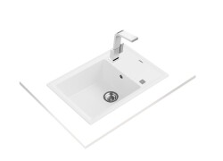 Teka Sink Stone 60 S-TG 1B 1D Auto White - 2