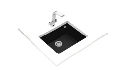 Teka Square 50.40 Tek Hazneli Tegranite Eviye Siyah - 2