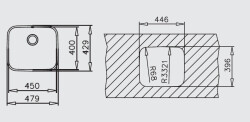 Teka Under Counter BE SERIES 45.40 Stainless Steel Kitchen Sink - 2