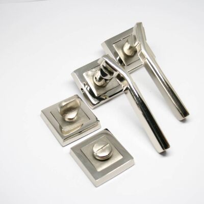 Tiviti Door Handle Gül Model, Square Rosette - 1