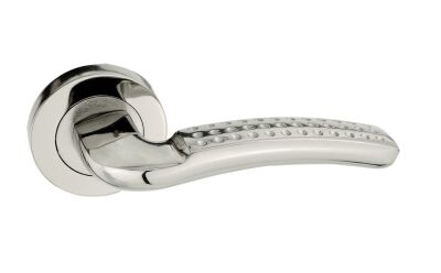 Tiviti Door Handle Yakut Model, WC, Rosette, Satin - 1