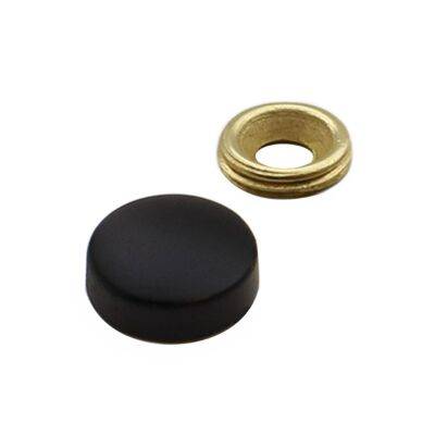 Tiviti Screw Cover 15 Size Matte Black - 1