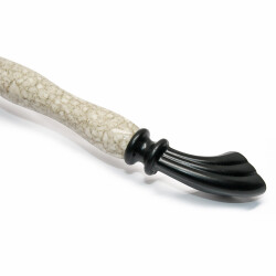 Tomurcuk Porcelain Handle 192 Black Patternless Black - 2