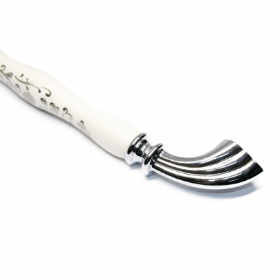 Tomurcuk Porcelain Handle 192 Chrome Pattern Gilded - 2