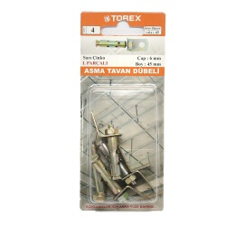 Torex Asma Tavan Dübeli 6x45 - 1 Paket: 2 Adet - 1