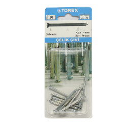 Torex Çelik Çivi 4x50 Galvaniz - 6 Adet - 1