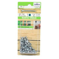 Torex Chipboard Screw 3.5.x16 (1 Pack: 48 pieces) - 1