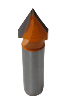 Üçgen Kanal Açma Freze Bıçağı 45-60 Derece 6mm D: 14.28 - 1
