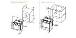 Ukinox Camilla Fırın Modern Rustik Krem - 3