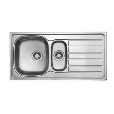 Ukinox Kitchen Sink Hypnos 100 1.5 Sink Stainless Right 100x50 - 1