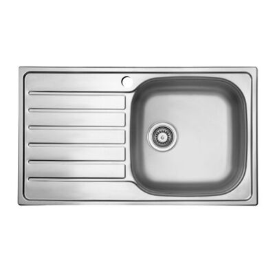 Ukinox Kitchen Sink Hypnos 50 Stainless 50x86 Left - 1