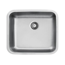 Ukinox Sink D 500 50X40 Under Counter Stainless E754 - 1