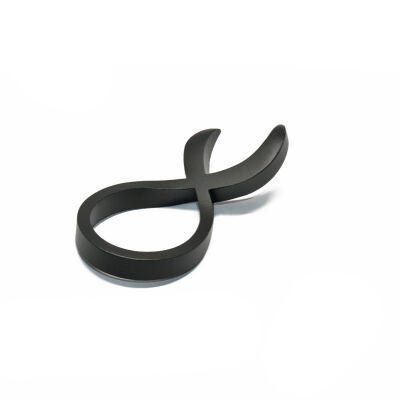 Umut Button Handle 95Mm Matte Black - 1