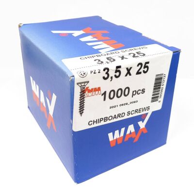 Wax Sunta Vidası 3.5x25 (1000 Adet) - 1