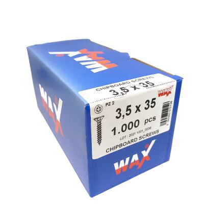 Wax Sunta Vidası 3.5x35 (1000 Adet) - 1